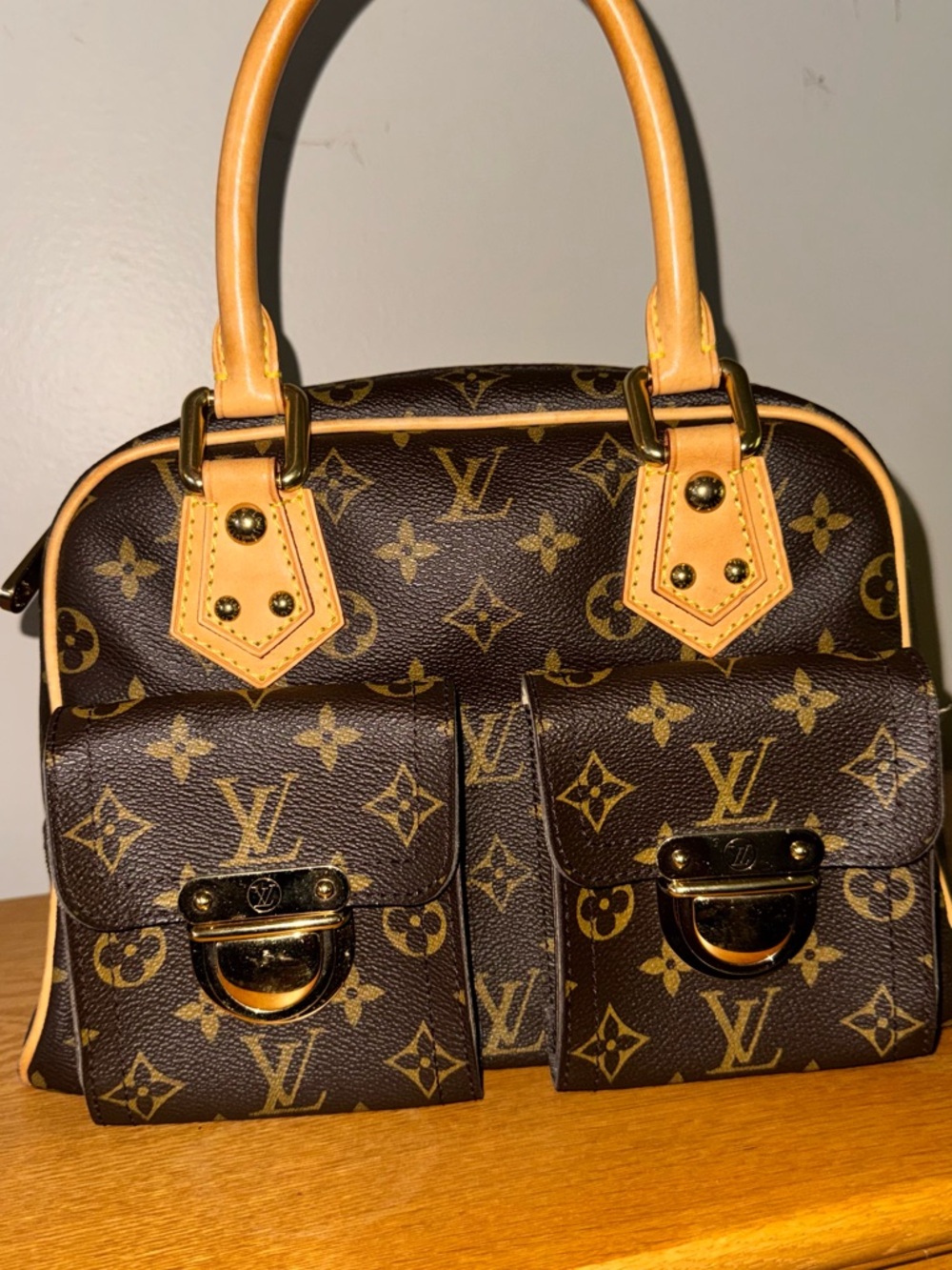 Louis Vuitton Monogram Canvas Bowling Bag - Brown & Tan - Picture 3 of 12